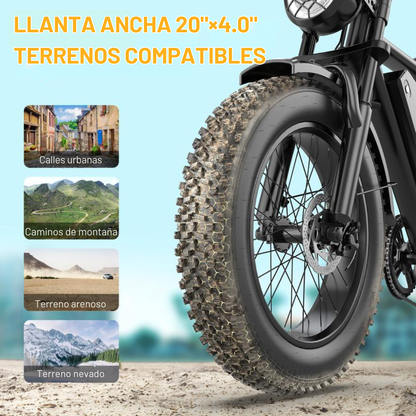 VoltRider Pro™ - Potencia brutal en montaña y ciudad